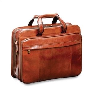 Mancini Leather Briefcase